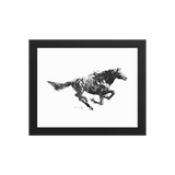 Horse Ink Painting 12 | Al Choi Energy Art | Framed Paper Print