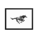 Horse Ink Painting 12 | Al Choi Energy Art | Framed Paper Print