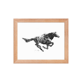 Horse Ink Painting 12 | Al Choi Energy Art | Framed Paper Print
