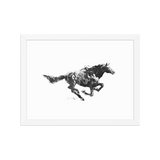 Horse Ink Painting 12 | Al Choi Energy Art | Framed Paper Print