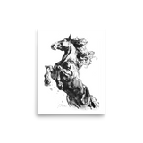 Horse Ink Painting 2 | Al Choi Energy Art | Unframed Paper Print