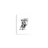 Horse Ink Painting 9 | Al Choi Energy Art | Unframed Paper Print