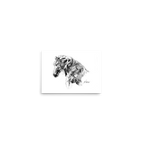 Horse Ink Painting 10 | Al Choi Energy Art | Unframed Paper Print