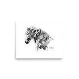 Horse Ink Painting 10 | Al Choi Energy Art | Unframed Paper Print