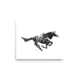 Horse Ink Painting 12 | Al Choi Energy Art | Unframed Paper Print
