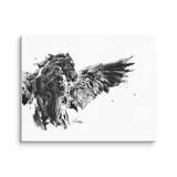 Horse Ink Painting 7 | Al Choi Energy Art | Unframed Canvas Print