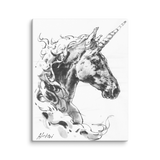 Horse Ink Painting 8 | Al Choi Energy Art | Unframed Canvas Print