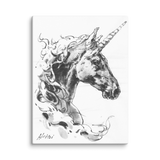 Horse Ink Painting 8 | Al Choi Energy Art | Unframed Canvas Print