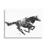 Horse Ink Painting 12 | Al Choi Energy Art | Unframed Canvas Print