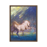 Dancing Light | Al Choi Energy Art | Framed Canvas Print