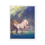 Dancing Light | Al Choi Energy Art | Framed Canvas Print