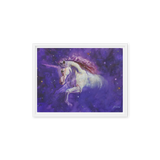 A Star Emerging from the Darkness | Al Choi Energy Art | Framed Canvas Print