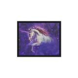 A Star Emerging from the Darkness | Al Choi Energy Art | Framed Canvas Print