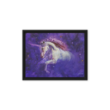 A Star Emerging from the Darkness | Al Choi Energy Art | Framed Canvas Print