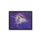 A Star Emerging from the Darkness | Al Choi Energy Art | Framed Canvas Print