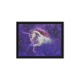 A Star Emerging from the Darkness | Al Choi Energy Art | Framed Canvas Print