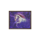 A Star Emerging from the Darkness | Al Choi Energy Art | Framed Canvas Print