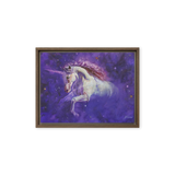 A Star Emerging from the Darkness | Al Choi Energy Art | Framed Canvas Print