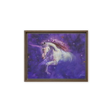 A Star Emerging from the Darkness | Al Choi Energy Art | Framed Canvas Print