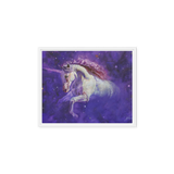 A Star Emerging from the Darkness | Al Choi Energy Art | Framed Canvas Print