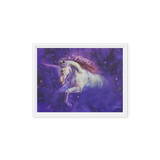 A Star Emerging from the Darkness | Al Choi Energy Art | Framed Canvas Print