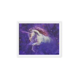 A Star Emerging from the Darkness | Al Choi Energy Art | Framed Canvas Print