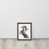 Horse Ink Painting 2 | Al Choi Energy Art | Framed Canvas Print