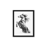 Horse Ink Painting 2 | Al Choi Energy Art | Framed Canvas Print