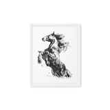 Horse Ink Painting 2 | Al Choi Energy Art | Framed Canvas Print