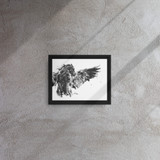 Horse Ink Painting 7 | Al Choi Energy Art | Framed Canvas Print