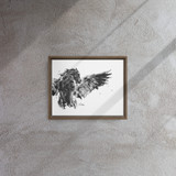 Horse Ink Painting 7 | Al Choi Energy Art | Framed Canvas Print