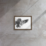 Horse Ink Painting 7 | Al Choi Energy Art | Framed Canvas Print