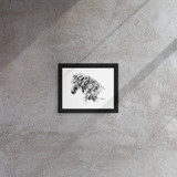 Horse Ink Painting 10 | Al Choi Energy Art | Framed Canvas Print