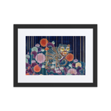 The Cycle of Life - Energy Art by Meekyung Shin - Framed Paper Print with Mat