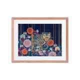 The Cycle of Life - Energy Art by Meekyung Shin - Framed Paper Print with Mat