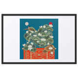 Magic in a Dream - Energy Art by Meekyung Shin - Framed Paper Print with Mat