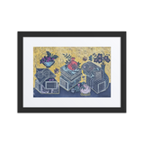 Blessings Upon Blessings 2504 - Energy Art by Meekyung Shin - Framed Paper Print with Mat
