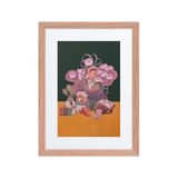 Blessings Upon Blessings #7 - Energy Art by Meekyung Shin - Framed Paper Print with Mat