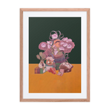 Blessings Upon Blessings #7 - Energy Art by Meekyung Shin - Framed Paper Print with Mat