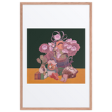 Blessings Upon Blessings #7 - Energy Art by Meekyung Shin - Framed Paper Print with Mat