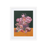 Blessings Upon Blessings #7 - Energy Art by Meekyung Shin - Framed Paper Print with Mat