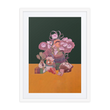 Blessings Upon Blessings #7 - Energy Art by Meekyung Shin - Framed Paper Print with Mat