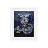 A Day Full of Abundance - Energy Art by Meekyung Shin - Framed Paper Print with Mat