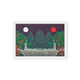 The Sun, the Moon, and the Five Peaks - Energy Art by Meekyung Shin - Framed Canvas Print