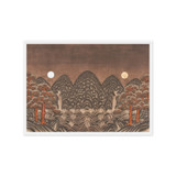 Where Night and Day Coexist - Energy Art by Meekyung Shin - Framed Canvas Print