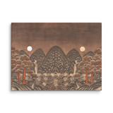  Where Night and Day Coexist - Energy Art by Meekyung Shin - Unframed Canvas Print