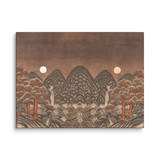  Where Night and Day Coexist - Energy Art by Meekyung Shin - Unframed Canvas Print