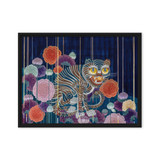  The Cycle of Life - Energy Art by Meekyung Shin - Framed Canvas Print