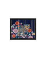  The Cycle of Life - Energy Art by Meekyung Shin - Framed Canvas Print