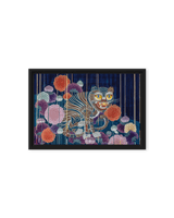  The Cycle of Life - Energy Art by Meekyung Shin - Framed Canvas Print